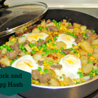 Pork and Egg Hash