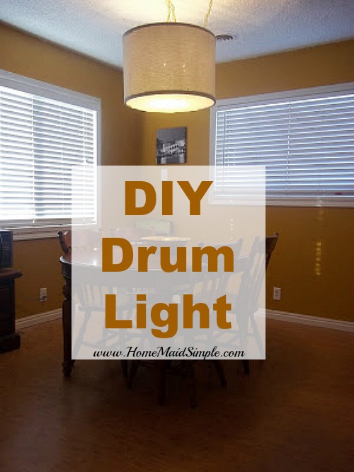 DIY Drum Light Home Maid Simple