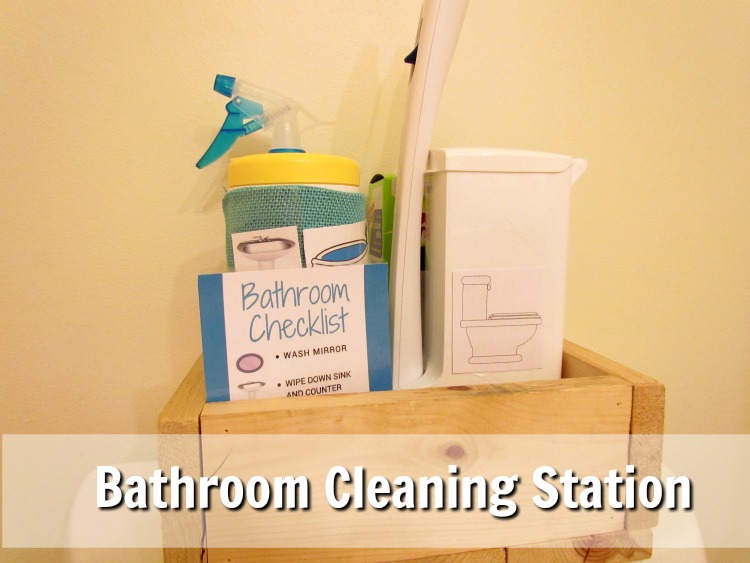 Bathroom Cleaning Station