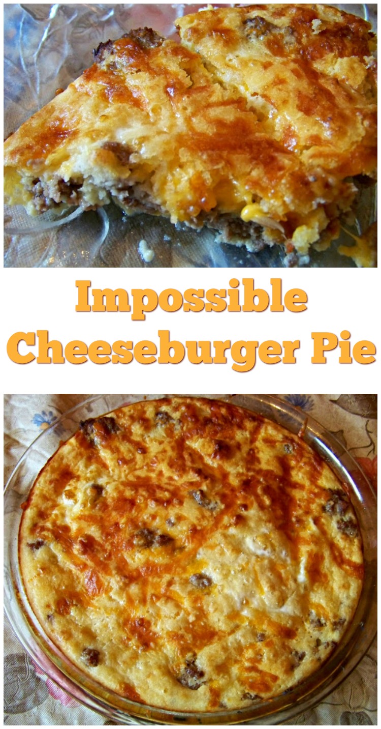 Try this easy weeknight meal of Impossible Cheeseburger Pie. 