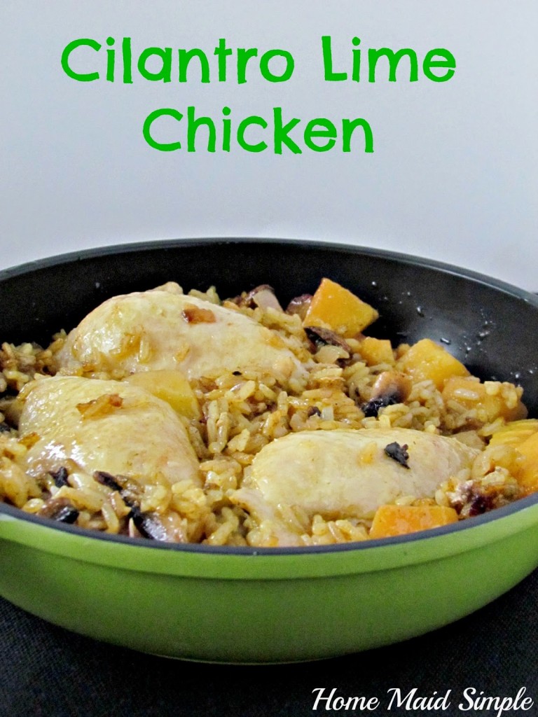 Cilantro Lime Chicken Skillet meal