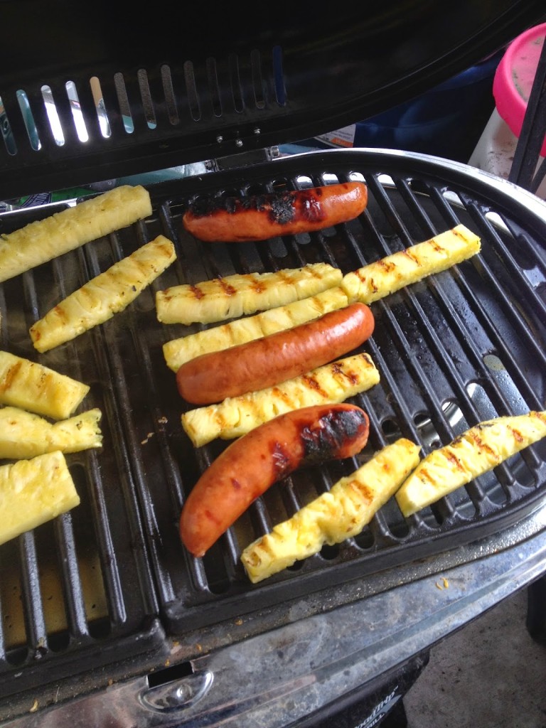 Hillshire Farms #AmericaCraft Sausage and Grilled Pineapple #StartYourGrill #shop #cbias