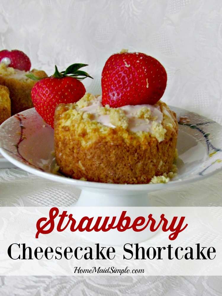 Delight in strawberries this spring with this Strawberry Cheesecake Shortcake.