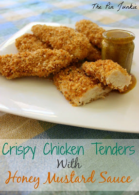 Crispy Chicken Tenders with Honey Mustard Sauce