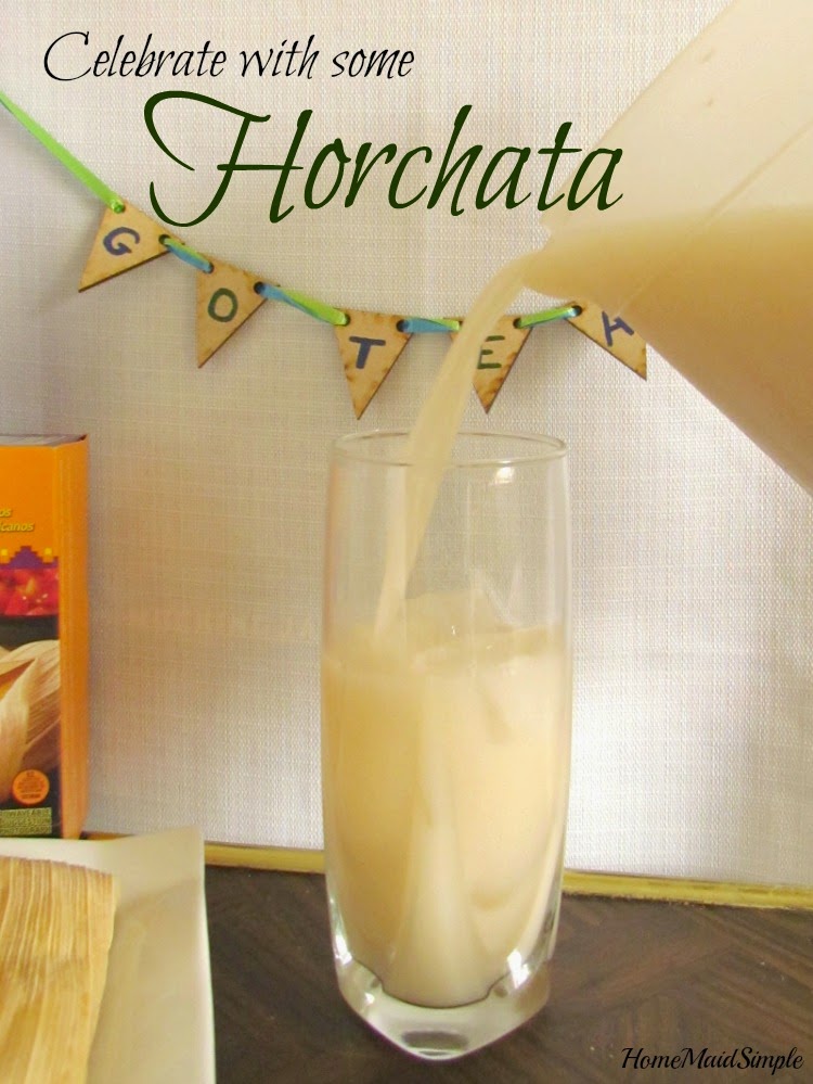 Homemade Horchata #DelimexFiesta #Cbias #Ad 