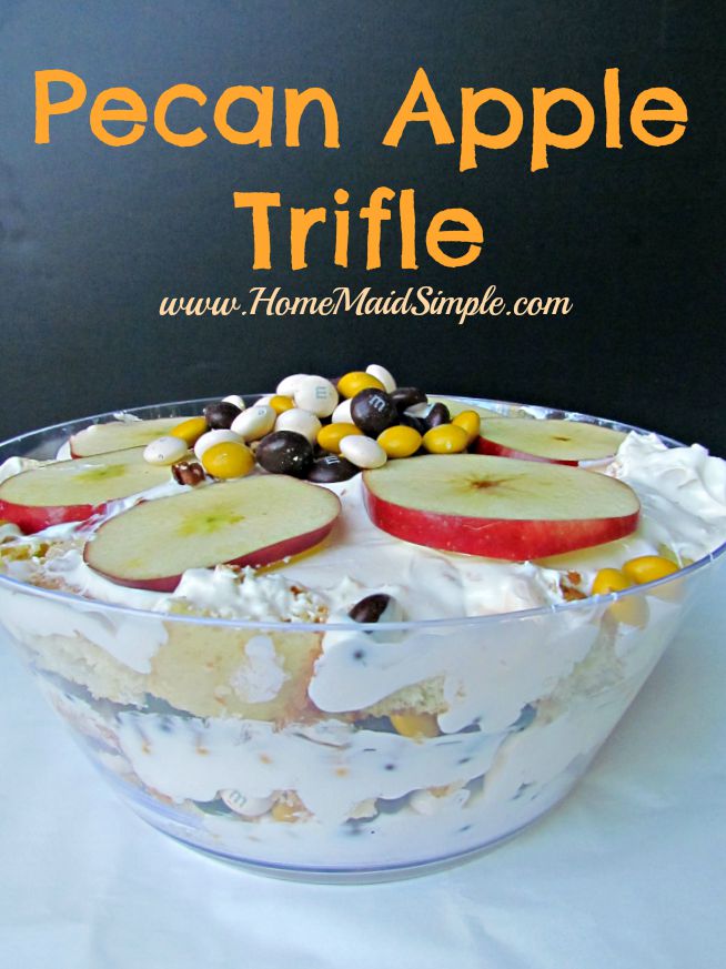 Pecan Apple Trifle #BakeInTheFun ad