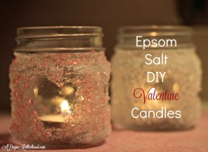 Epsom Salt Candles from A Day In Motherhood