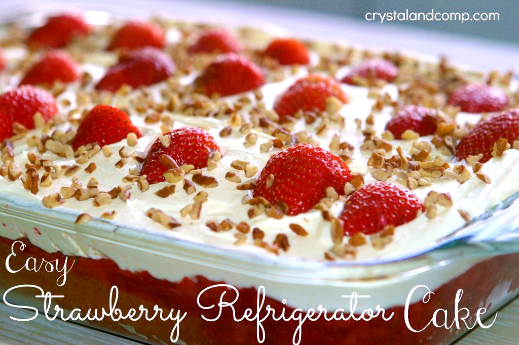 Strawberry Refrigerator Cake