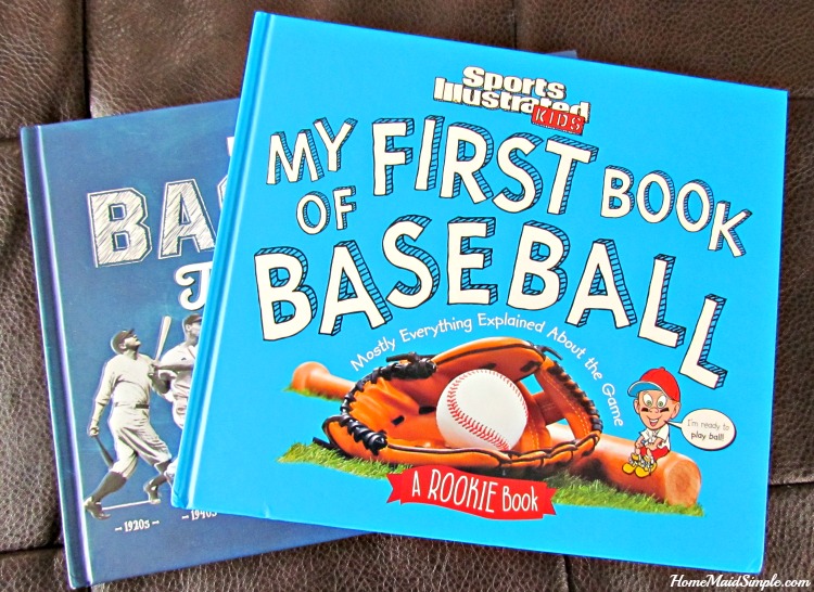 Help kids learn the game before your next outing with My First Book of Baseball