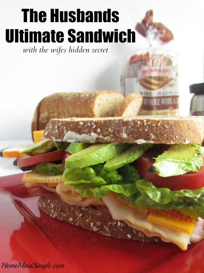 Make the ultimate sandwich with Brownberry® Whole Grains 100% Whole Wheat Bread