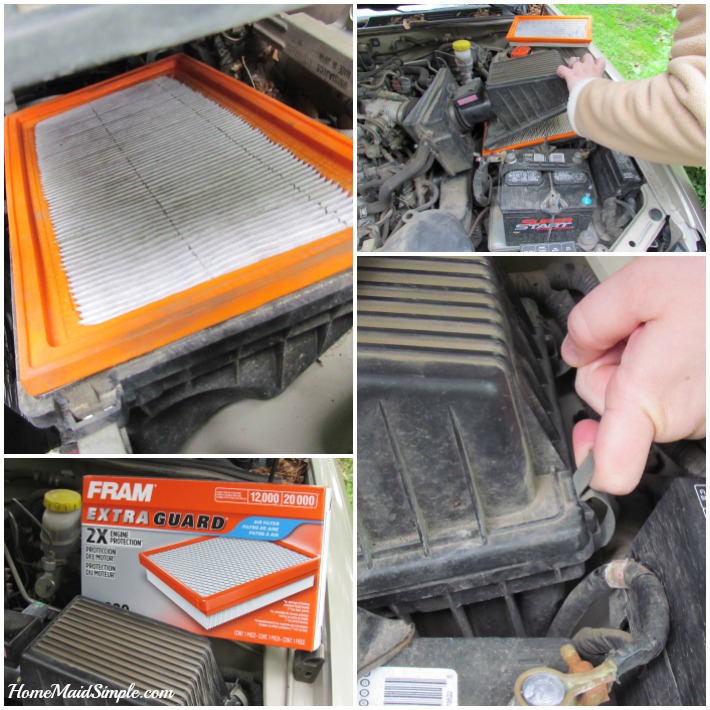 DIY Car Air Filter Change #summercarcare #ad