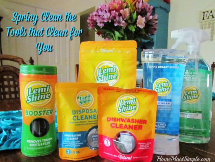 Spring Clean the tools that clean for you with Lemi Shine. ad