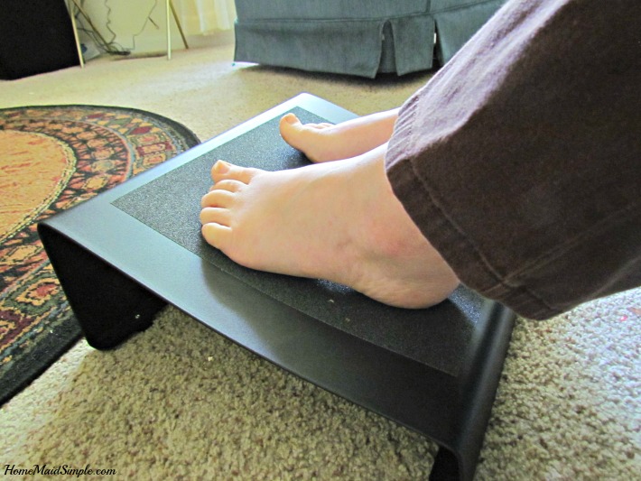 The Marvel Foot Rest has the perfect incline for comfort while sitting down to work. #ad
