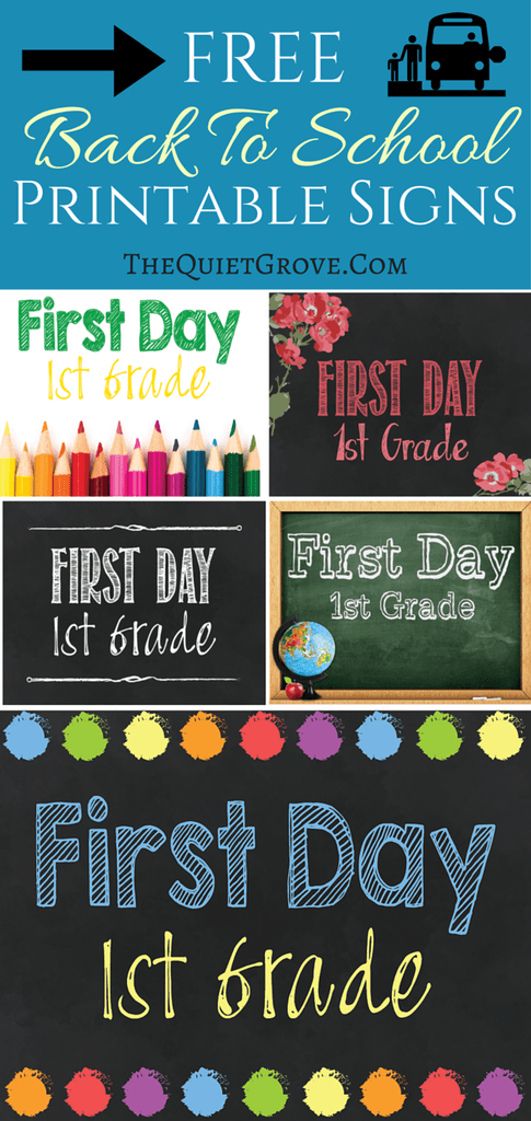 Back to School Printables from The Quiet Grove