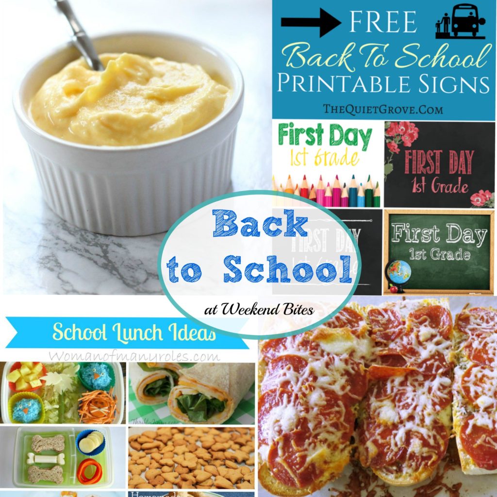 Back to School Finds at Weekend Bites. Share your favorite posts from the week with us!