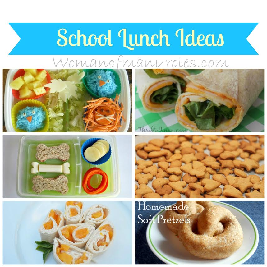 Back to school lunch ideas from Woman of Many Roles