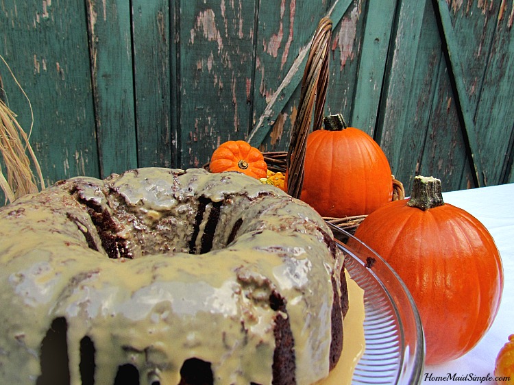 Chocolate Pumpkin Fudge Bundt Cake Recipe