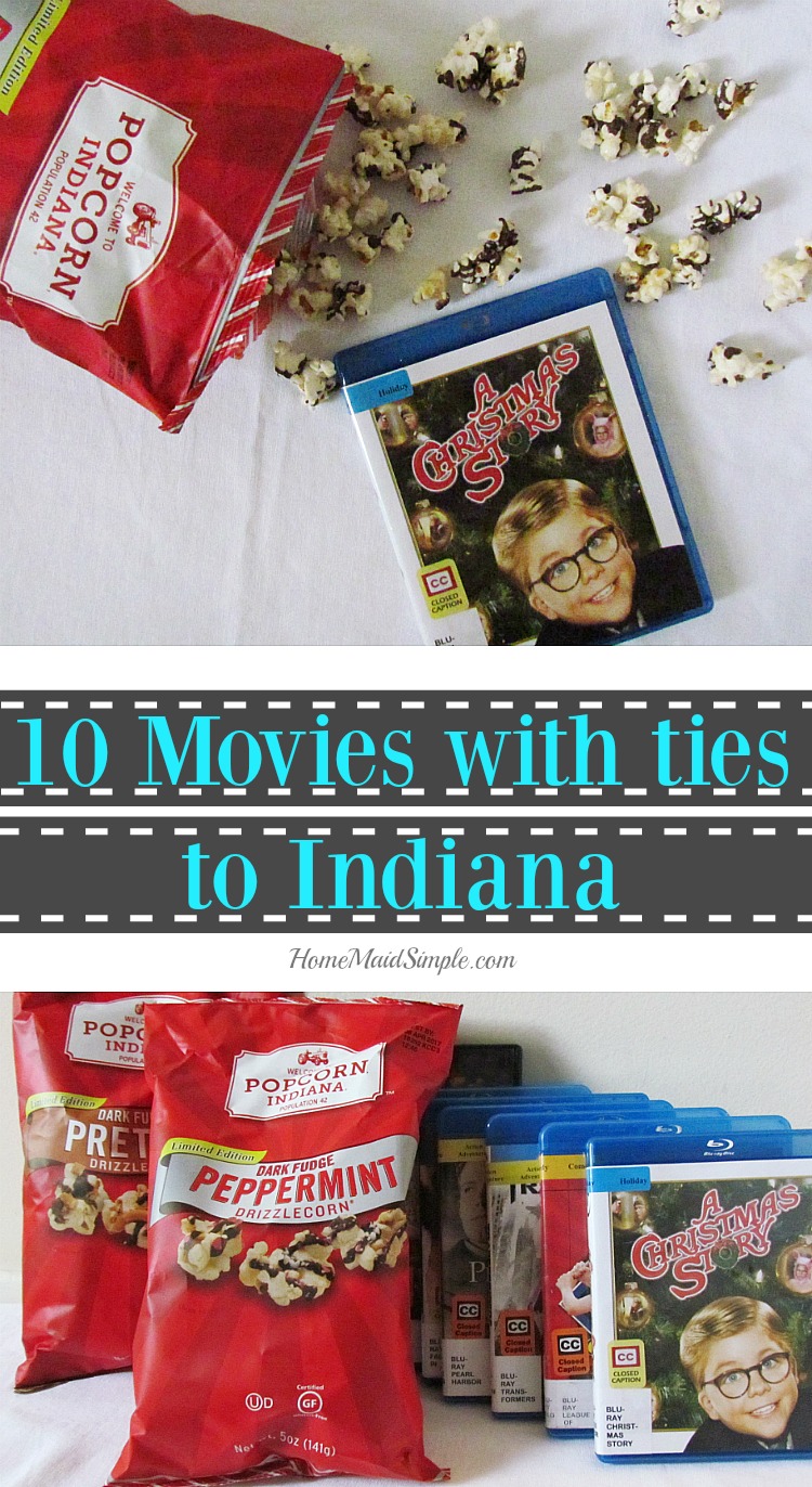 Check out these 10 movies with ties to Indiana while munching on your Popcorn, Indiana kettlecorn. ad
