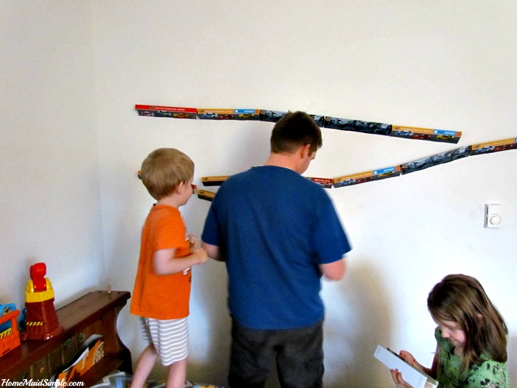 Paper Trax install without damage to the walls! ad