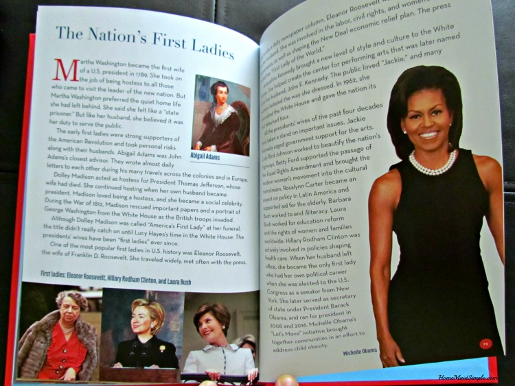 Time for Kids wouldn't leave out the First Ladies of the white house! Check it out in Presidents of the United States.