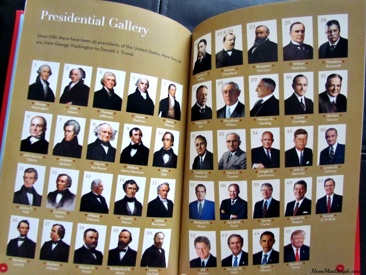 45 presidents of the United States in Time For Kids new book!