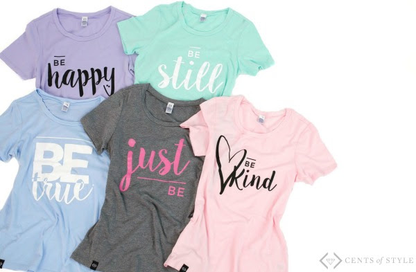 Check out the Be Series graphic tees from Cents of Style. Fashion that Inspires. ad