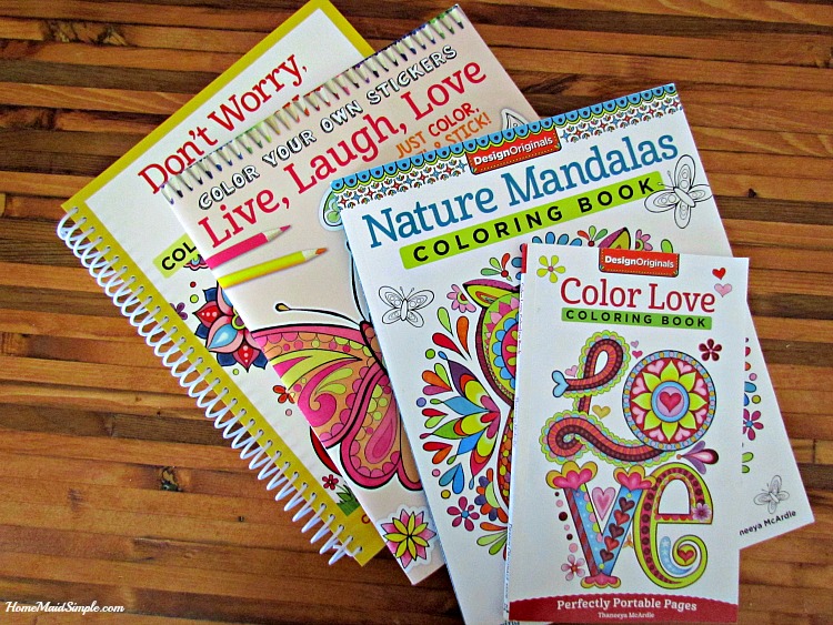 Adult coloring books for the whole family. ad