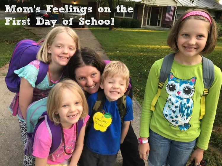 How did you feel on the first day of school? Read this mom's feelings on the first day of school. 