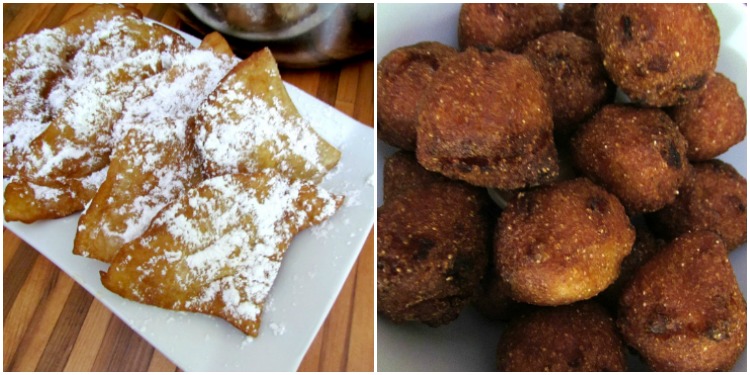 The best beignets and hush puppies ever. 