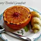 Cherry Broiled Grapefruit