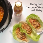 Slow Cooker Kung Pao Lettuce Wraps with Turkey