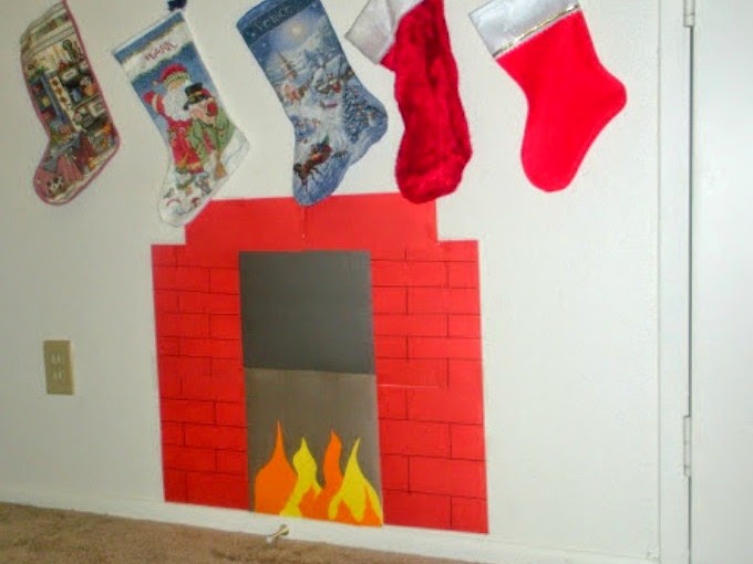 The Stockings Were Hung – DIY Cardstock Chimney