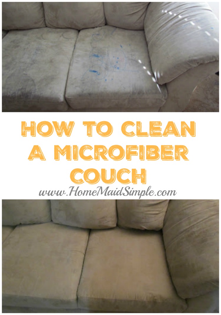 Tuesday Tip - Cleaning Microfiber Couches  Home Maid Simple