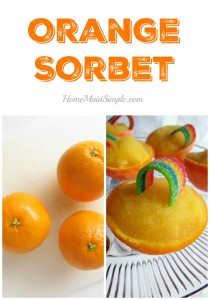 Turn Orange Sorbet into individual pots of gold for St Patricks Day