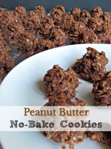 Peanut Butter No-Bake Cookies are the perfect quick cookie recipe you've been looking for.
