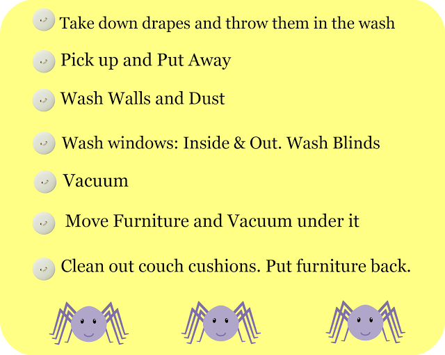 Spring Cleaning Day 2 – Living Spaces and Windows