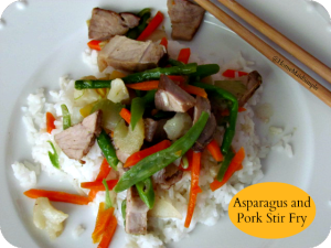 Asparagus and Pork Stiry Fry