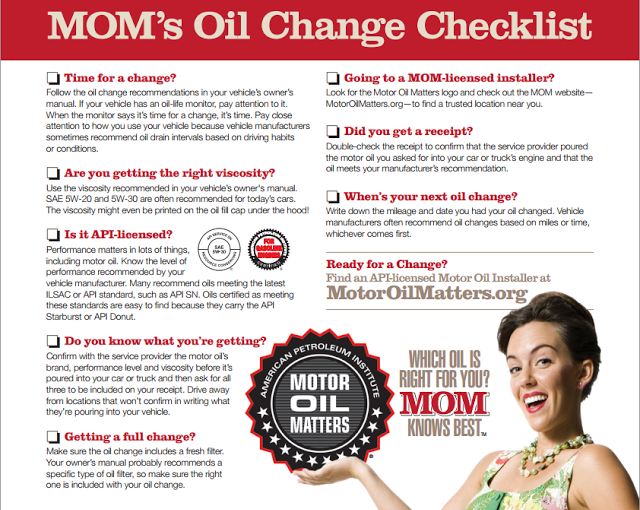 Motor Oil Matters with MOM