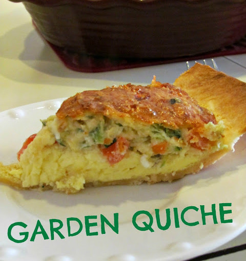 Garden Quiche #FoodieFriday