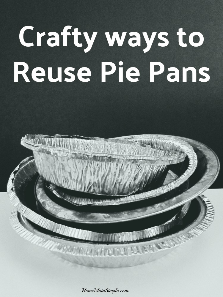 14 crafty ways to reuse pie pans after the holidays.