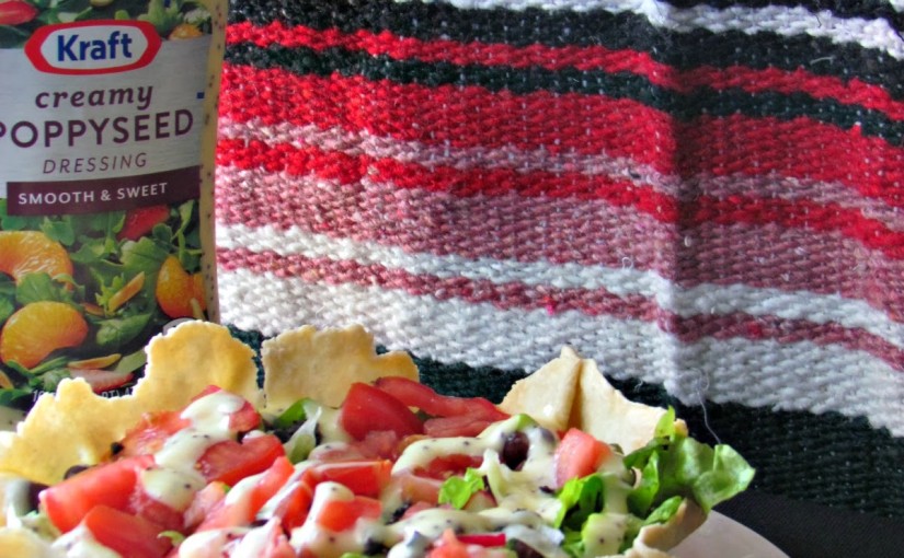 Taco Salad in Homemade Tortilla Bowls