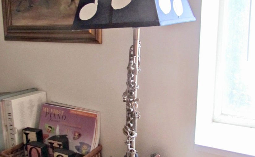 DIY Clarinet Lamp