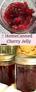 Home Canned Cherry Jelly. Spread it on toast, or pour it over your Sunday Roast. However you serve it, you'll love having this stocked in your pantry.