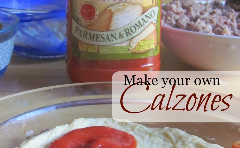 Make your own Calzones with the family