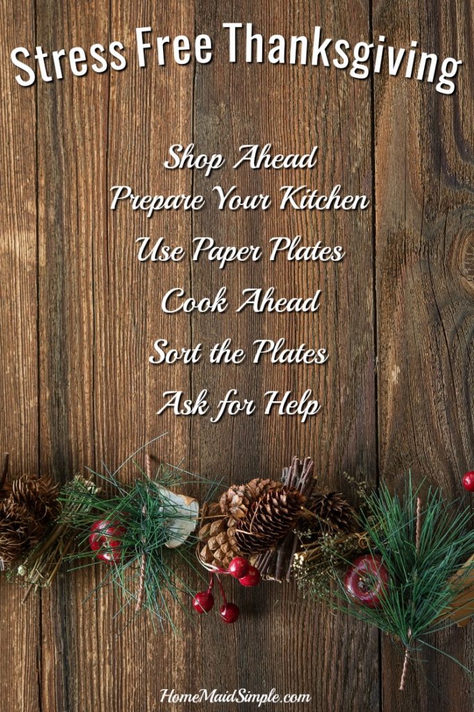 Tips for a Stress Free Thanksgiving | Home Maid Simple