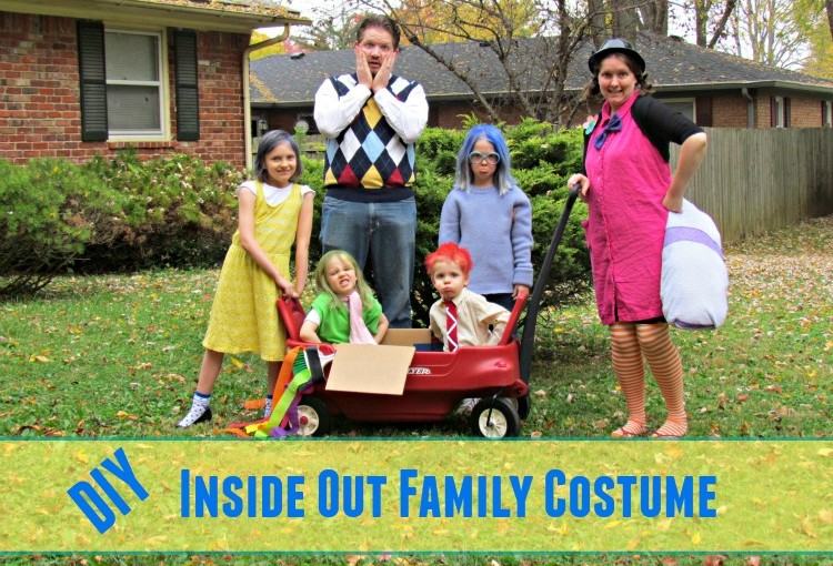 DIY Inside Out Family Costume