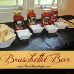 How to throw a Bruschetta Bar + a Bertolli Riserva Giveaway