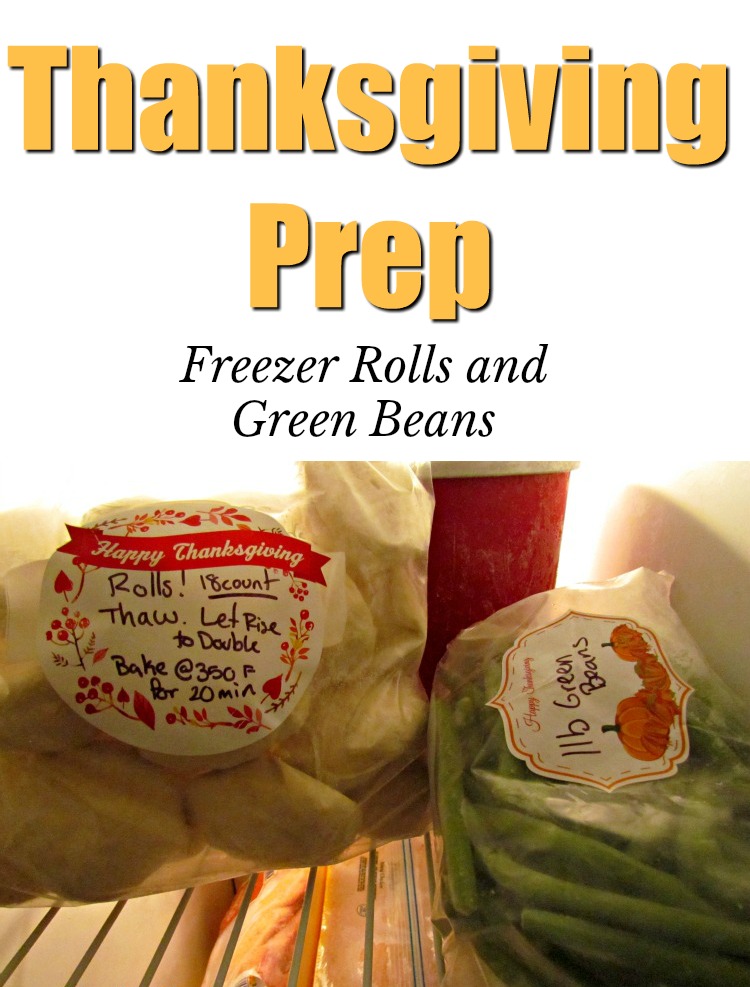 Start Thanksgiving Prep early with these freezer rolls.