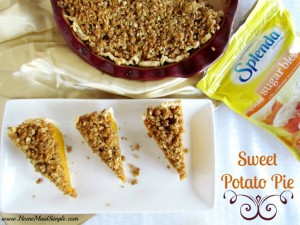 Sweet Potato Pie: A Family Tradition #SplendaHoliday #Ad