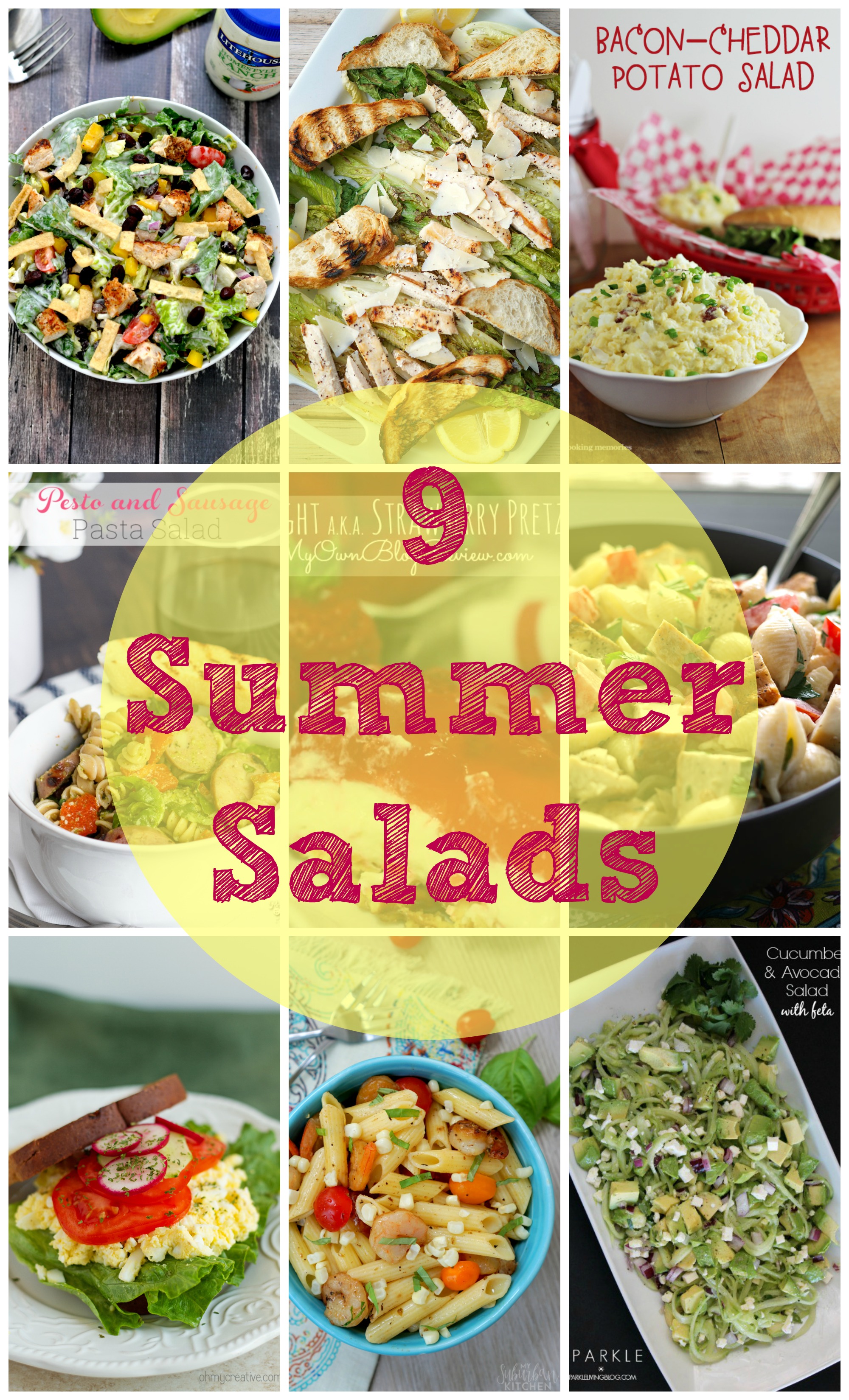 9 simply refreshing Summer Salads from Weekend Bites. Share your recipes with us now!